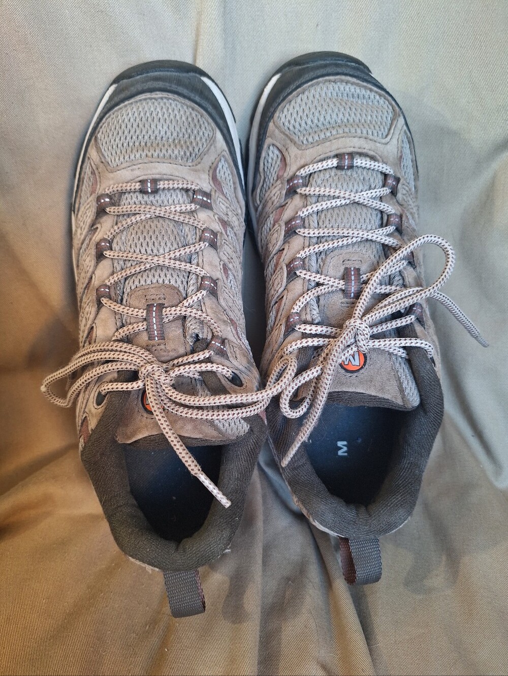 Merrell Women’s Moab 3 Hiking Shoes Falcon Taupe Suede